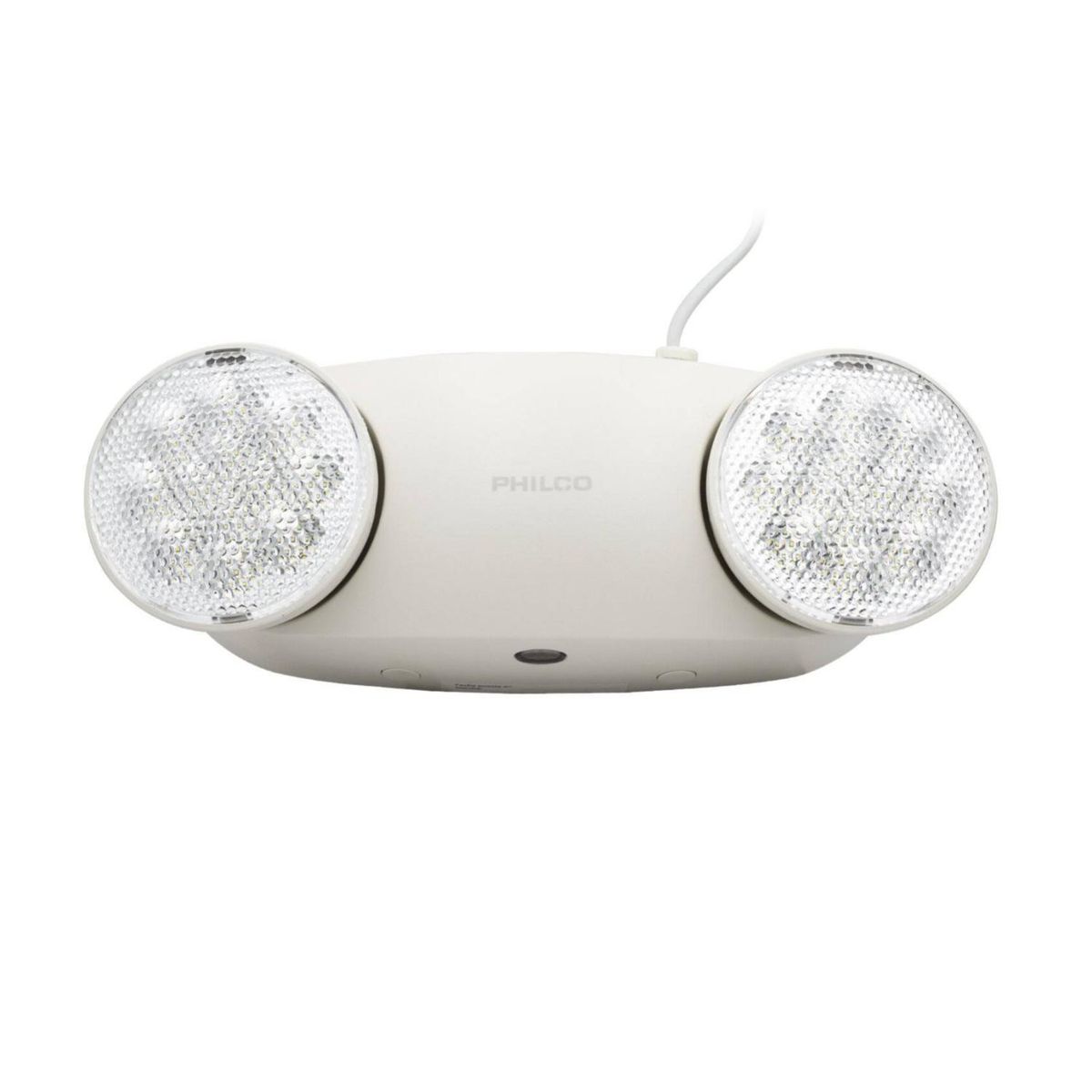 PHILCO - Lampara De Emergencia 2 Focos 24 LEDS IP20 Blanco Philco