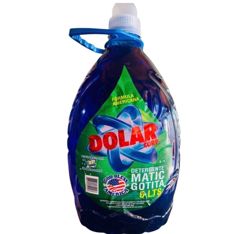 DOLARCORP - Detergente Gotita Blue Dolar 5 litros