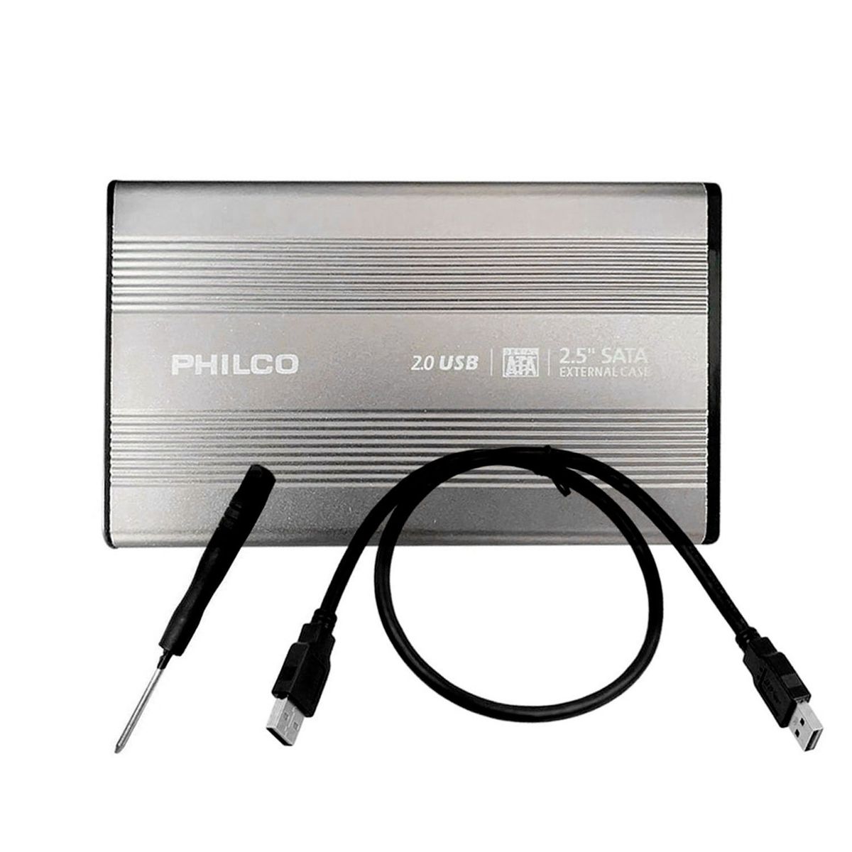PHILCO - Case Cofre Disco Duro Philco 2.5 HDD USB 2.0/3.0 PHI01