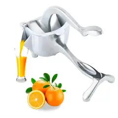 OEM - Exprimidor Manual Metalico Para Frutas Multiuso - Gris