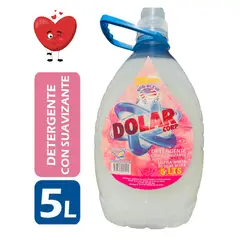 DOLARCORP - Detergente con suavizante Dolar ropa blanca 5 litros