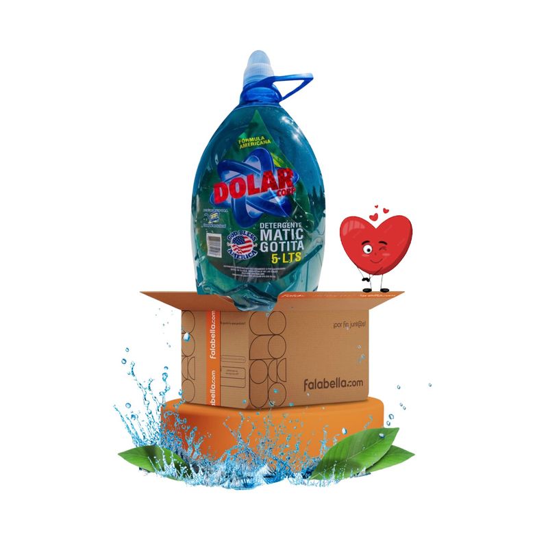 DOLARCORP - Detergente Dolar Gotita Green 5 litros