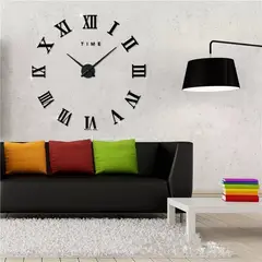 GENERICO - Reloj de Pared con Pegatinas Espejo Acrílico 05BF