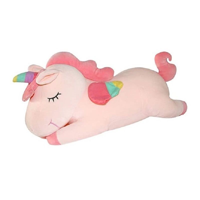 PANGUI TOYS - Peluche Unicornio de Felpa 35 cm Rosado