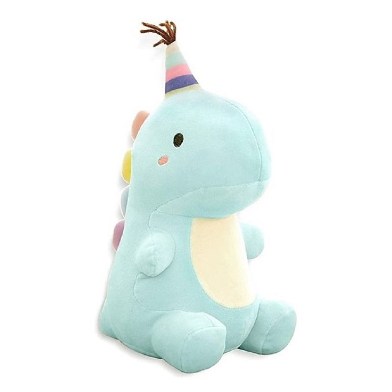 PANGUI TOYS - Peluche Dinosaurio de Felpa 23 cm Celeste