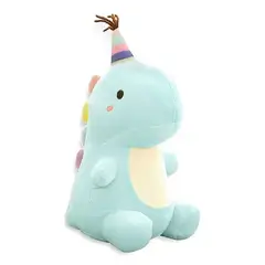 PANGUI TOYS - Peluche Dinosaurio de Felpa 23 cm Celeste