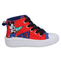 Zapatilla Lona Con Plataforma MICKEY MOUSE Azul