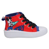 Zapatilla Lona Con Plataforma MICKEY MOUSE Azul
