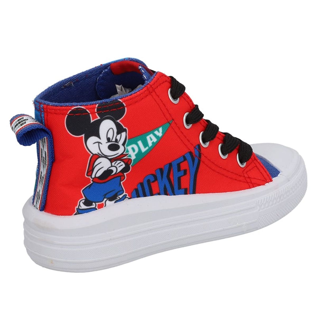 DISNEY - Zapatilla Lona Con Plataforma MICKEY MOUSE Azul