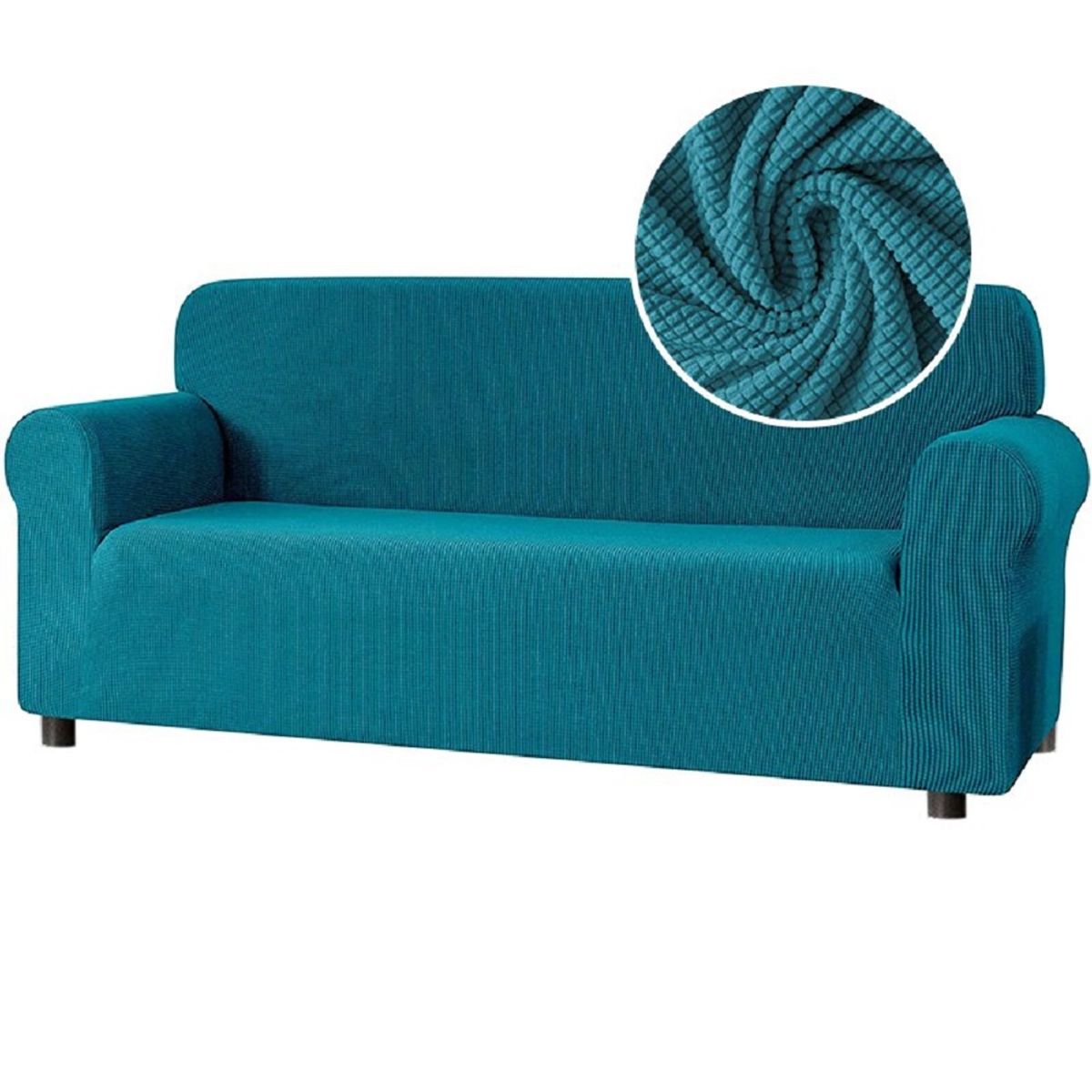 GENERICO - Cubre Sillon de 4 CUERPOS elasticada CUADRILLE.