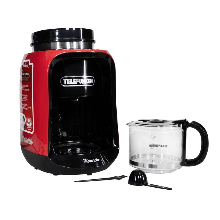 Cafetera elÃ©ctrica con molinillo florencia