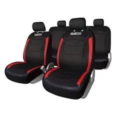 SPARCO - Fundas Cubreasiento Universal Negro Poliester 406- Sp