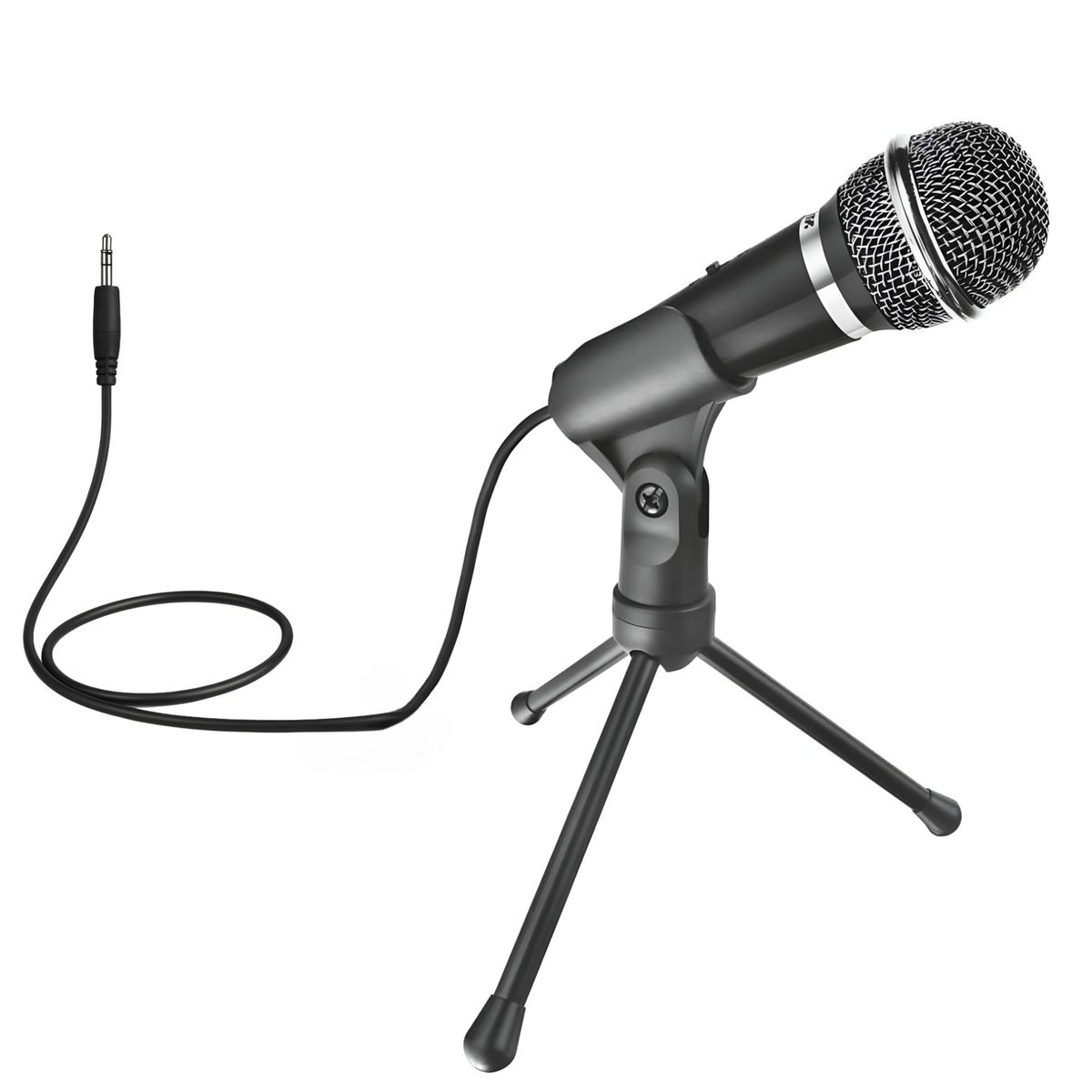 TRUST - Microfono Trust Starzz con Tripode y conector Jack 3.5mm