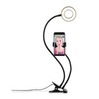 Soporte para telefono con luz ringlight