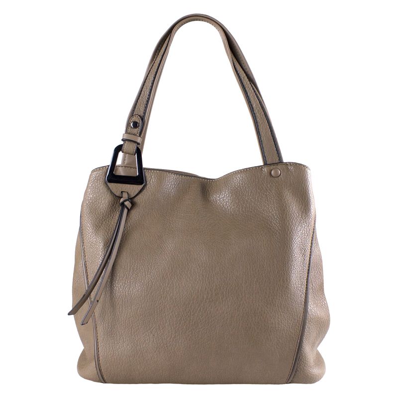 MAILEA - Cartera ecocuero para mujer taupe