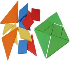 SEIGARD - Pote De Tangramas 15 Unidades KIT10432 Color Variado