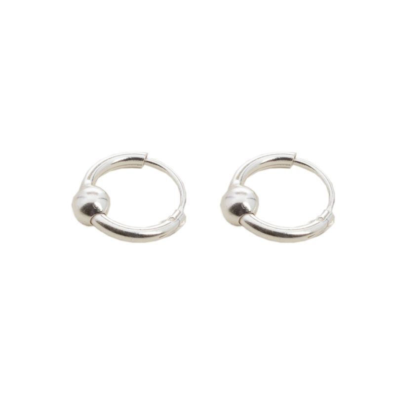 BIJOUTERIA LB20 SPA - Aro Argolla de Nariz/Oreja de Plata 925 Rapa Iti - Plateado