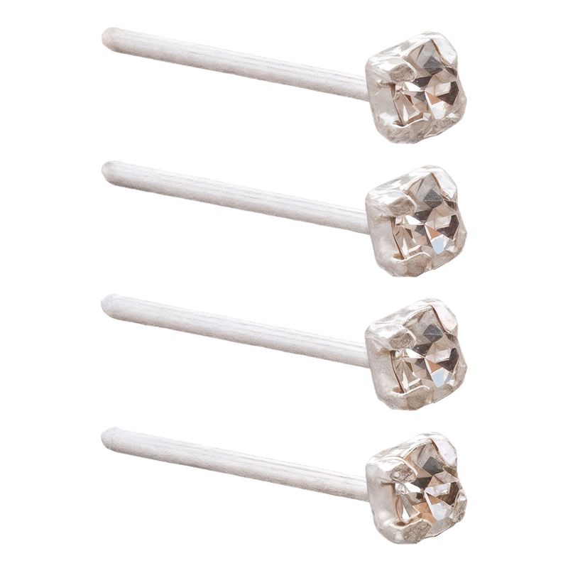 BIJOUTERIA LB20 SPA - Piercing de Nariz Nostril Straight Punto de Luz - Plata 925