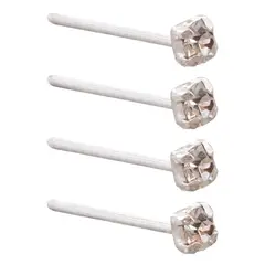 BIJOUTERIA LB20 SPA - Piercing de Nariz Nostril Straight Punto de Luz - Plata 925