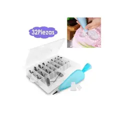ESHOPANGIE - Set 32 Piezas Boquillas De Decoración Para Pastelería