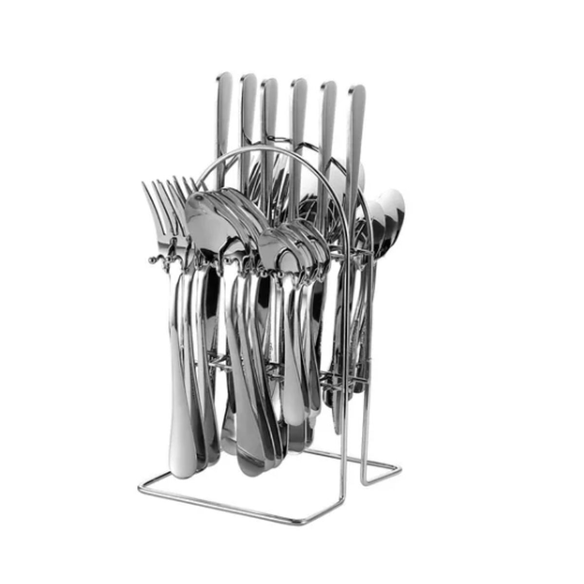 ESHOPANGIE - Juego De Cubiertos 24 Piezas Acero Inoxidable