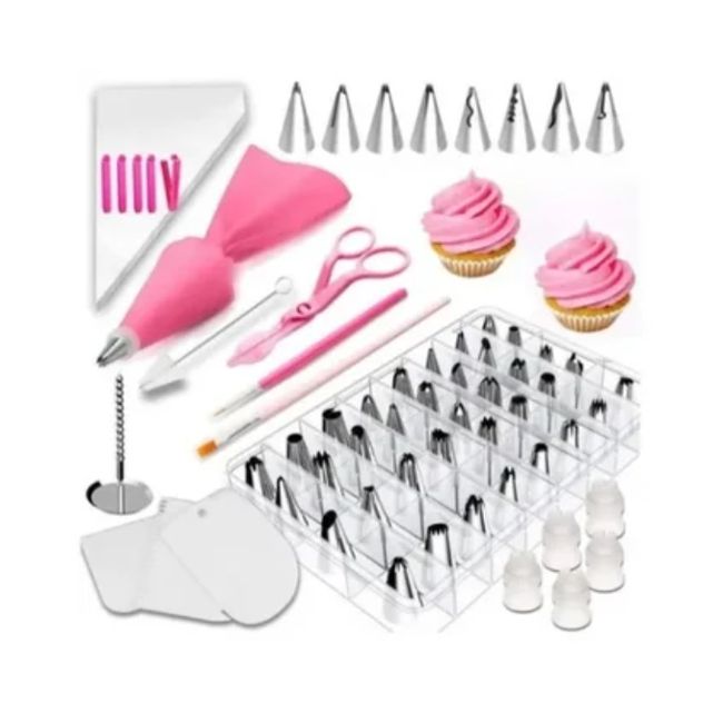 ESHOPANGIE - Boquillas De Decoración Para Pastelería Set 83 Pcs