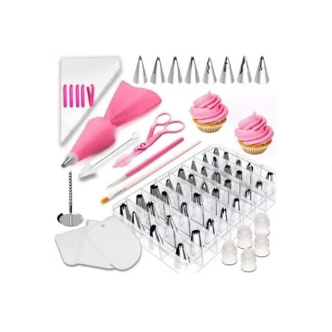 ESHOPANGIE - Boquillas De Decoración Para Pastelería Set 83 Pcs