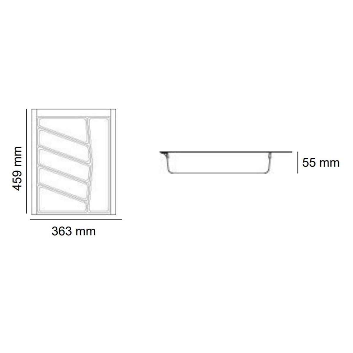 VOLPATO - Cubertero Ancho 450mm VOLPATO Antracita