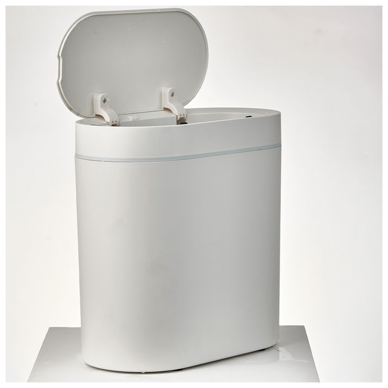 NOOK - Basurero con Sensor Resistente al Agua  Blanco 5Lt