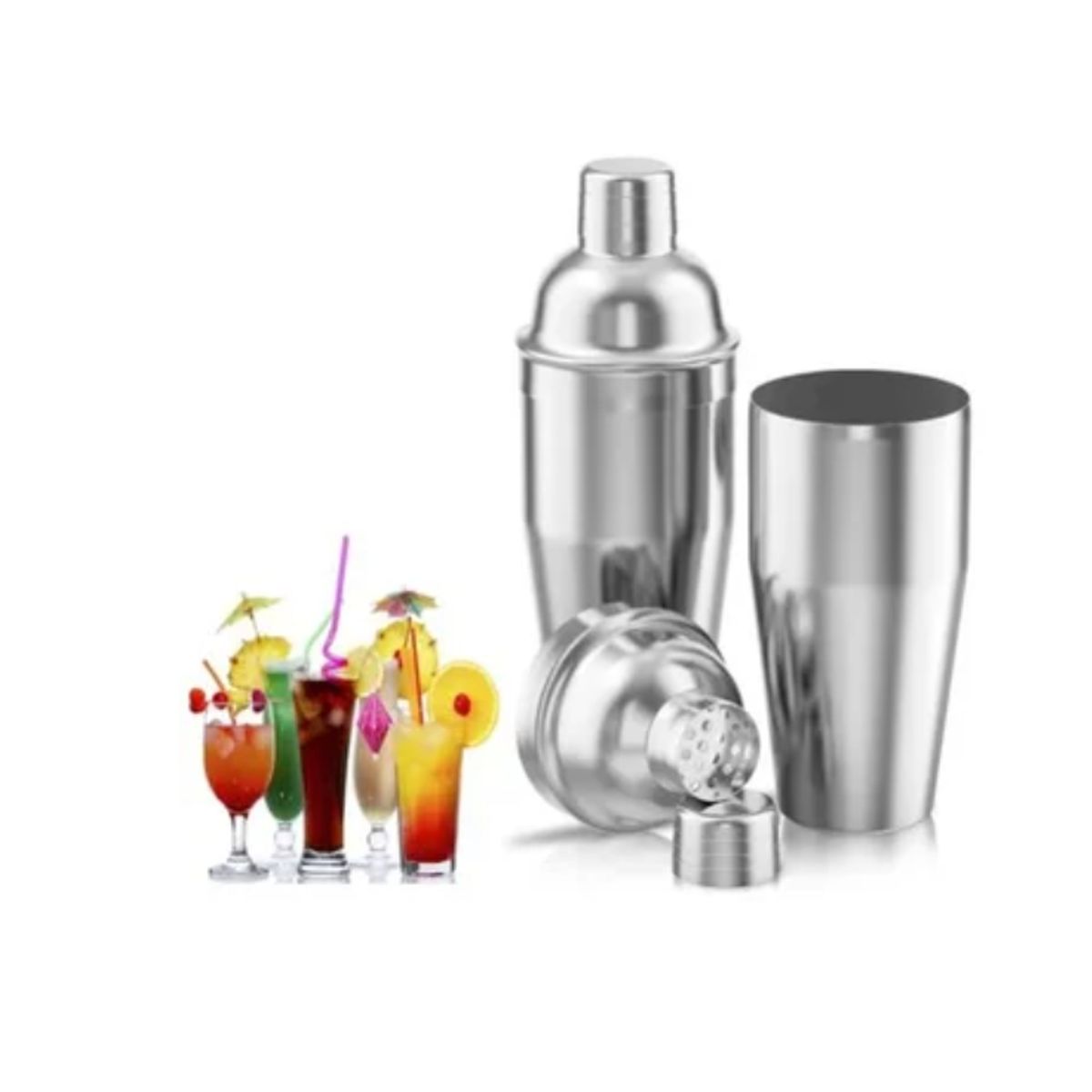 ESHOPANGIE - Coctelera Mezclador De Bebidas De Acero Inoxidable