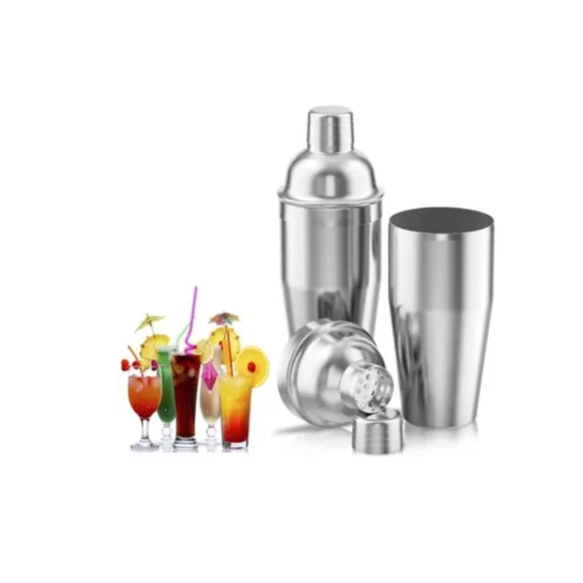 ESHOPANGIE - Coctelera Mezclador De Bebidas De Acero Inoxidable