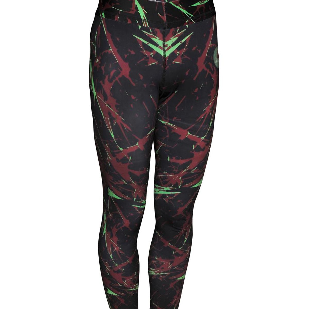 ATHLETIC SPORT - Calza larga negro café verde