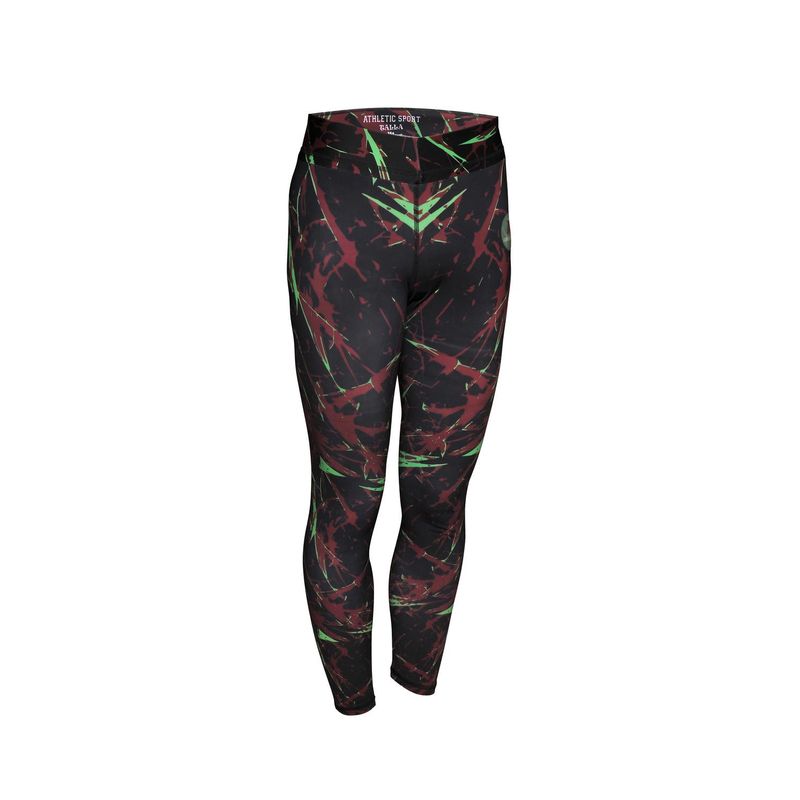 ATHLETIC SPORT - Calza larga negro café verde