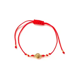 ANDREA COGGIOLA JOYAS - Pulsera Cordón San Benito Enchapado Oro 18K