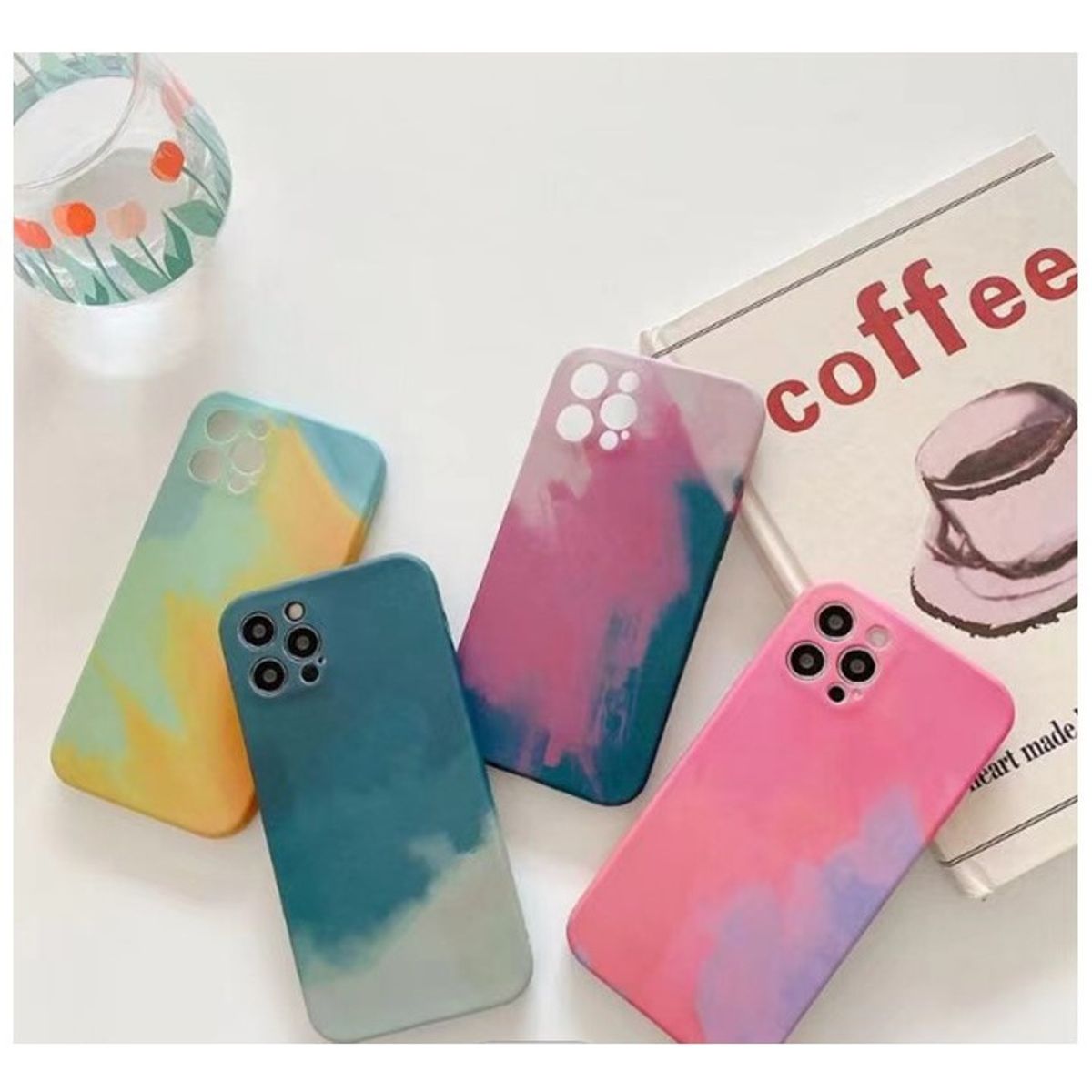 GENERICO - Carcasa compatible iPhone 12 estilo Tie Dye