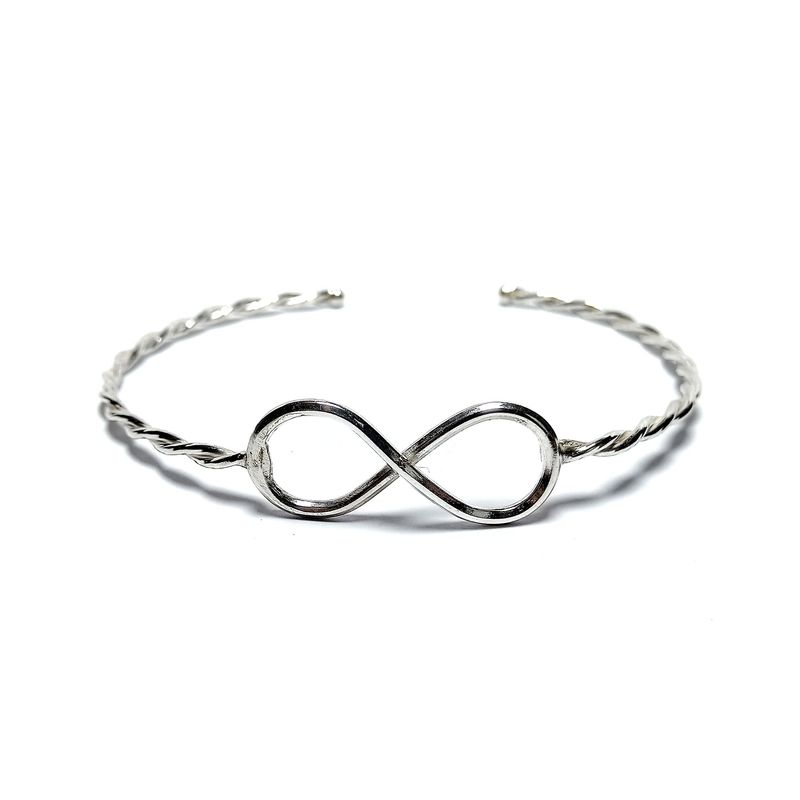 ANDREA COGGIOLA JOYAS - Esclava Infinito Plata Fina 925