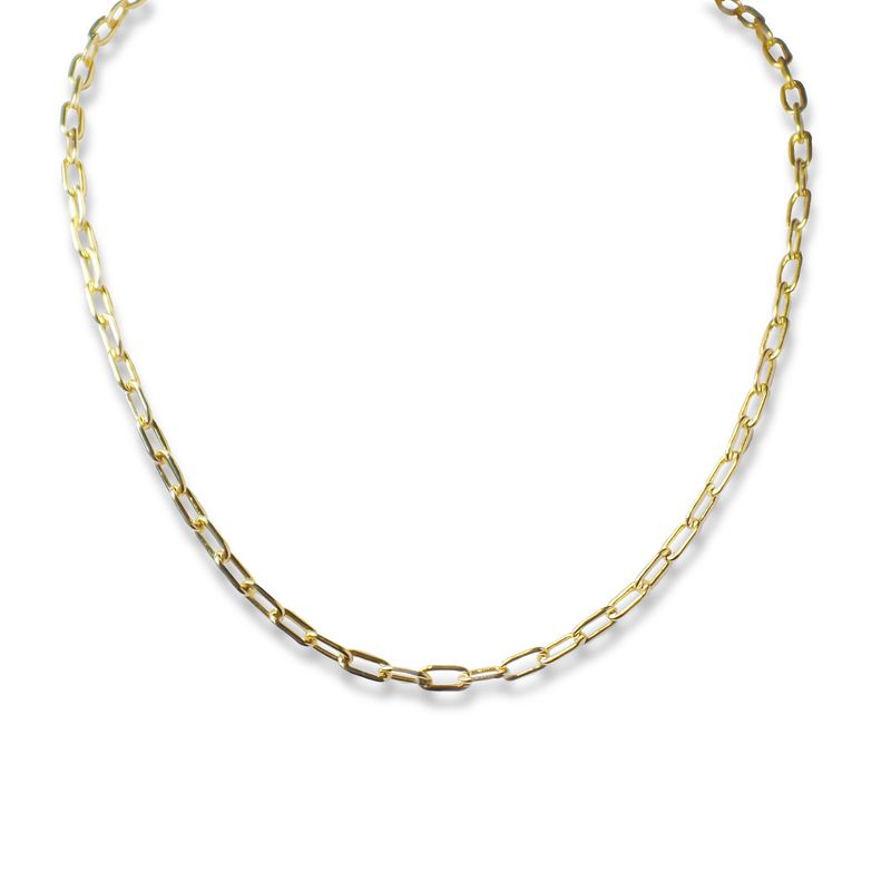 ANDREA COGGIOLA JOYAS - Cadena Eslabón Enchapada Oro 18K