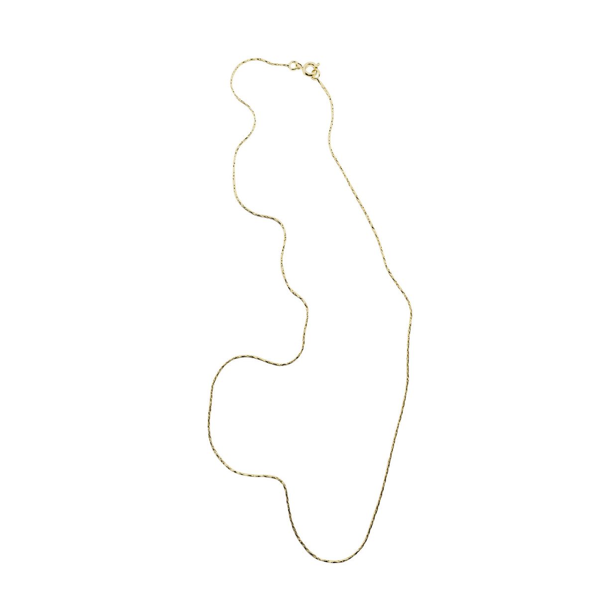 COGGIOLA - Cadena Torcida Enchapado Oro 18K