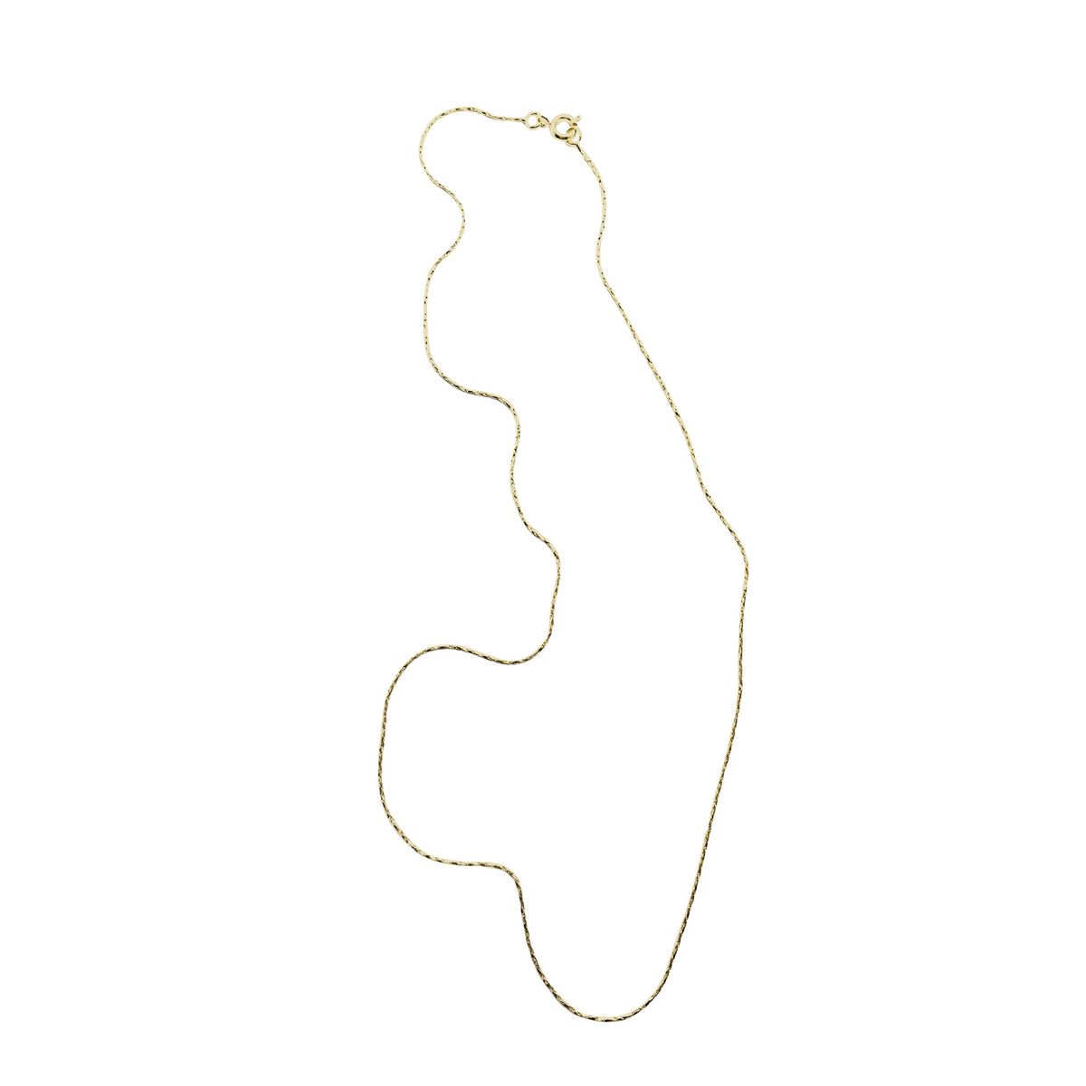 COGGIOLA - Cadena Torcida Enchapado Oro 18K