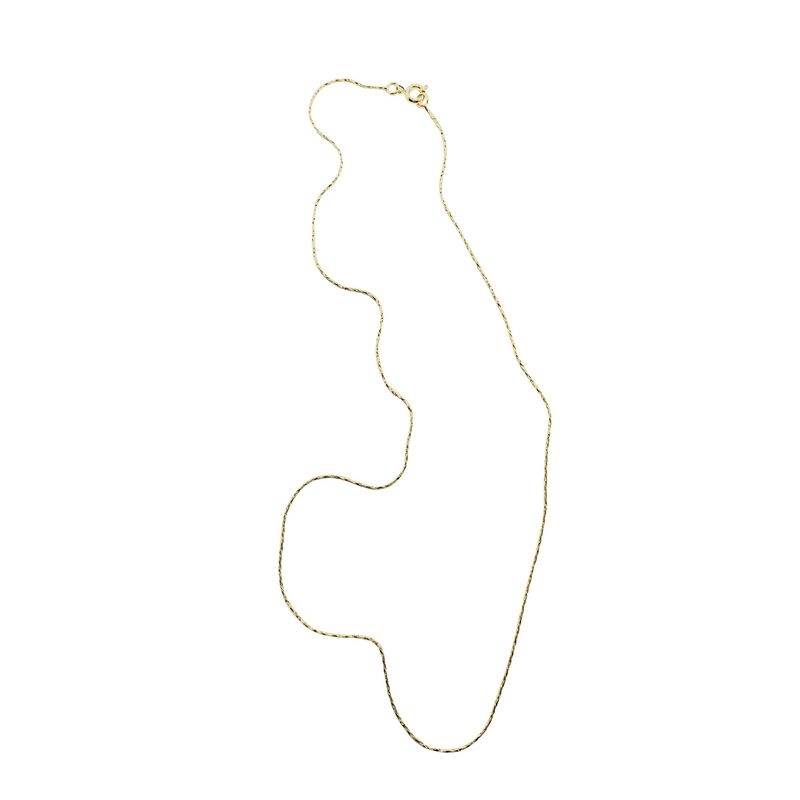 ANDREA COGGIOLA JOYAS - Cadena Torcida Enchapado Oro 18K