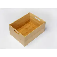 HBT - Caja Bambu Natural Tamaño L 38x29x18 cm