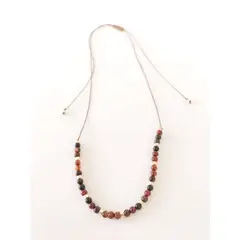 GAB JOYAS - COLLAR HILO SEDA PIEDRAS NATURALES ACCE. BAÑO ORO AMARILLO