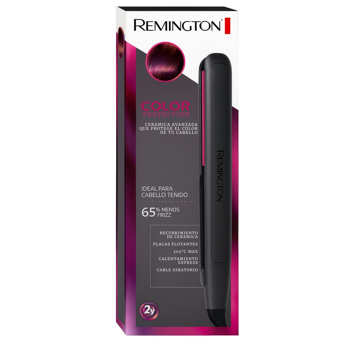 REMINGTON - Alisador De Cabello Remington Color Protect S6300 Anti Frizz