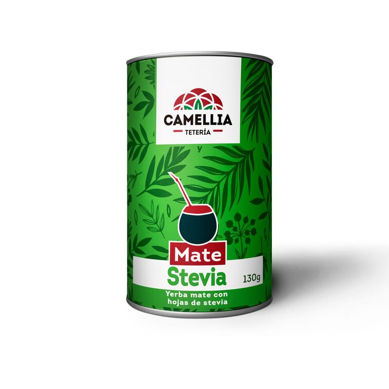 TETERIA CAMELLIA - MATE STEVIA Yerba Mate con Stevia endulzado naturalmente