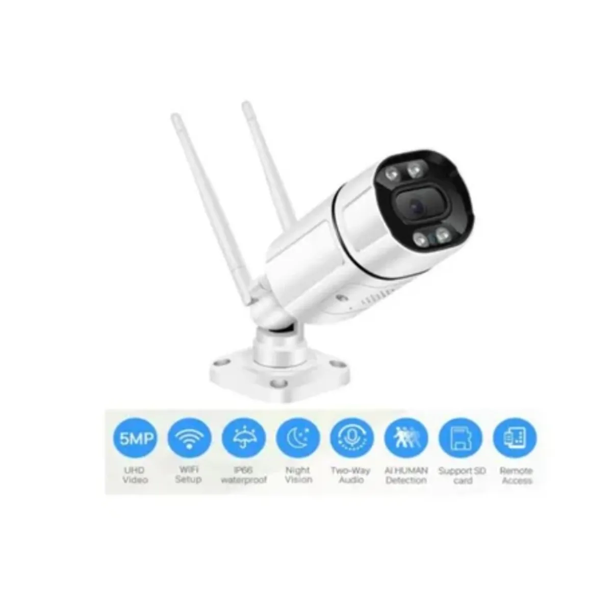 ESHOPANGIE - Cámara Exterior Wifi 1080p Hd 20094MP