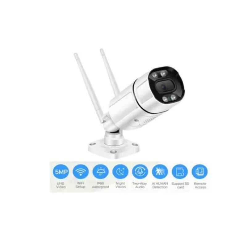 ESHOPANGIE - Cámara Exterior Wifi 1080p Hd 20094MP