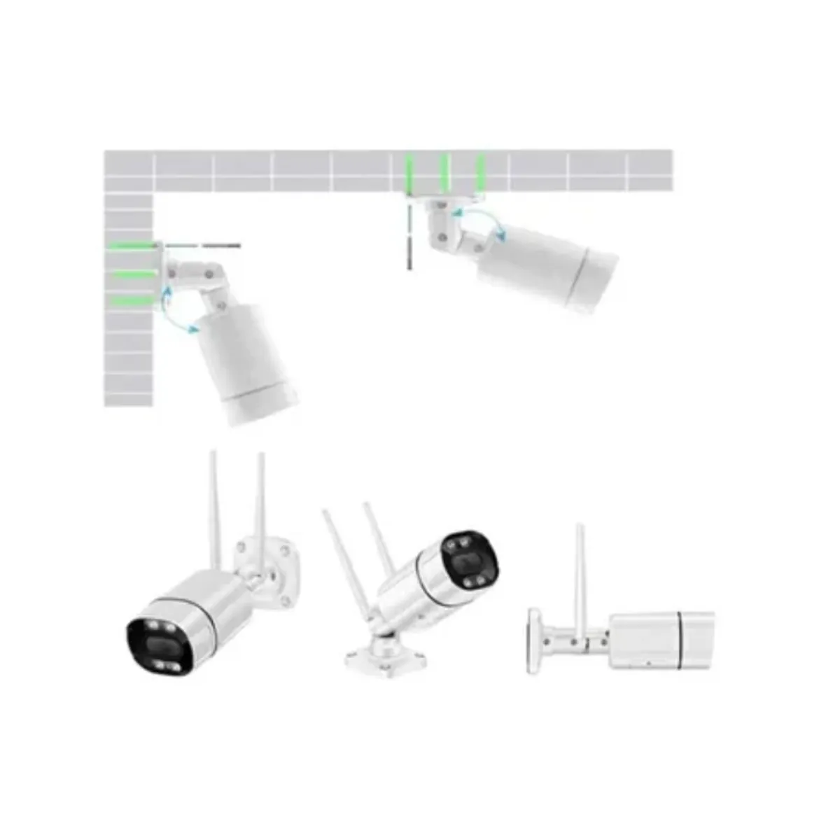 ESHOPANGIE - Cámara Exterior Wifi 1080p Hd 20094MP