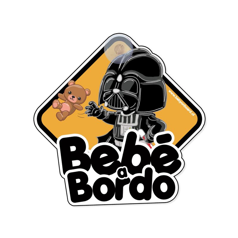 BABY ON BOARD - Bebé a Bordo Ventosa BabyVader