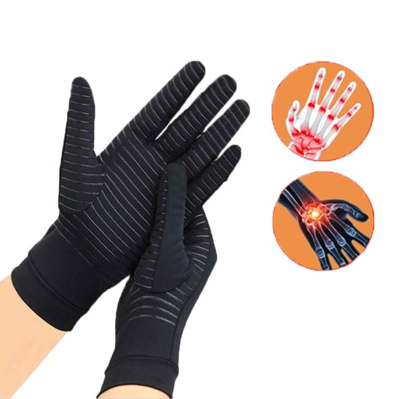 VHEX - Guantes De Compresión Artritis Completos Con Dedos Táctiles M