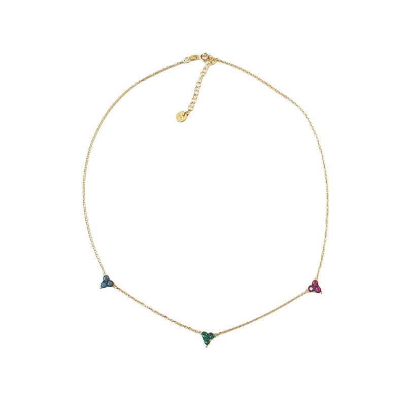 BY TURQUIA - Collar Ruyaklar Dorado Plata By Turquía